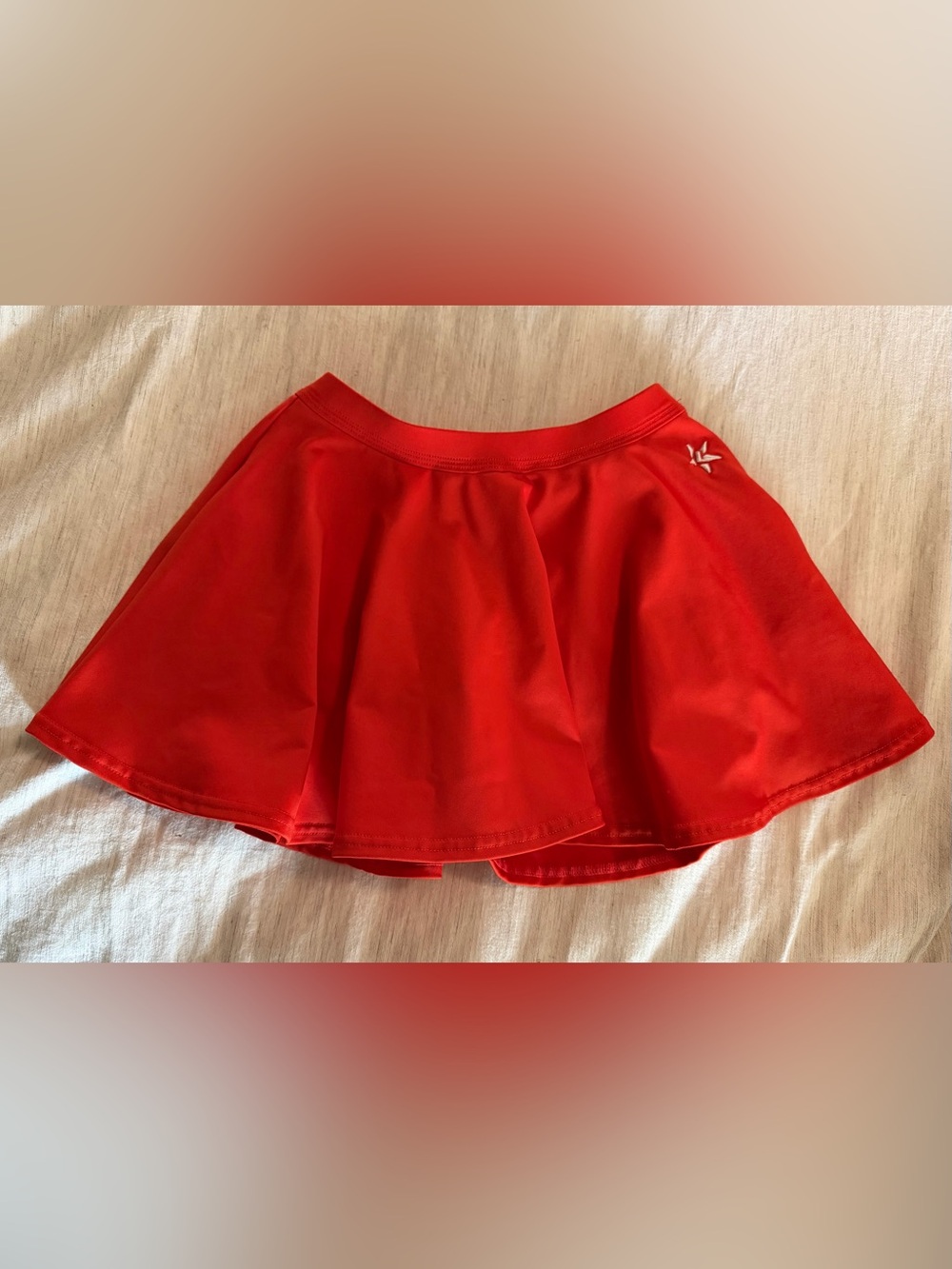 Girls Rebel Athletic Red Skirt